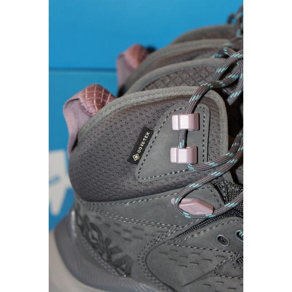 Hoka Women’s Kaha 2 GTX Mid‎ Waterproof Hiking Boots Castlerock Gray Sz 7.5 $240 - Picture 5 of 8